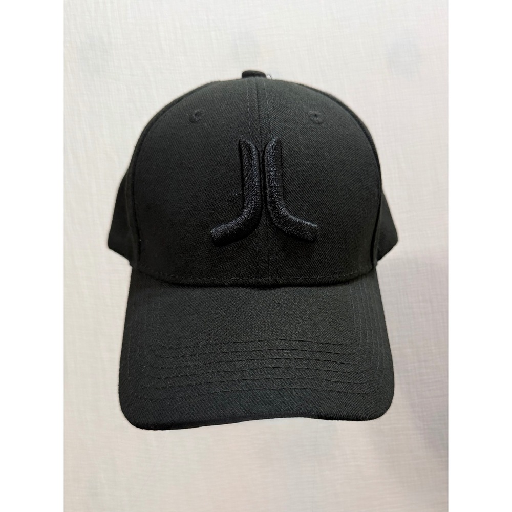 WeSC Baseball Cap Mens OSFM Black Embroidered Logo Streetwear Sporty Casual